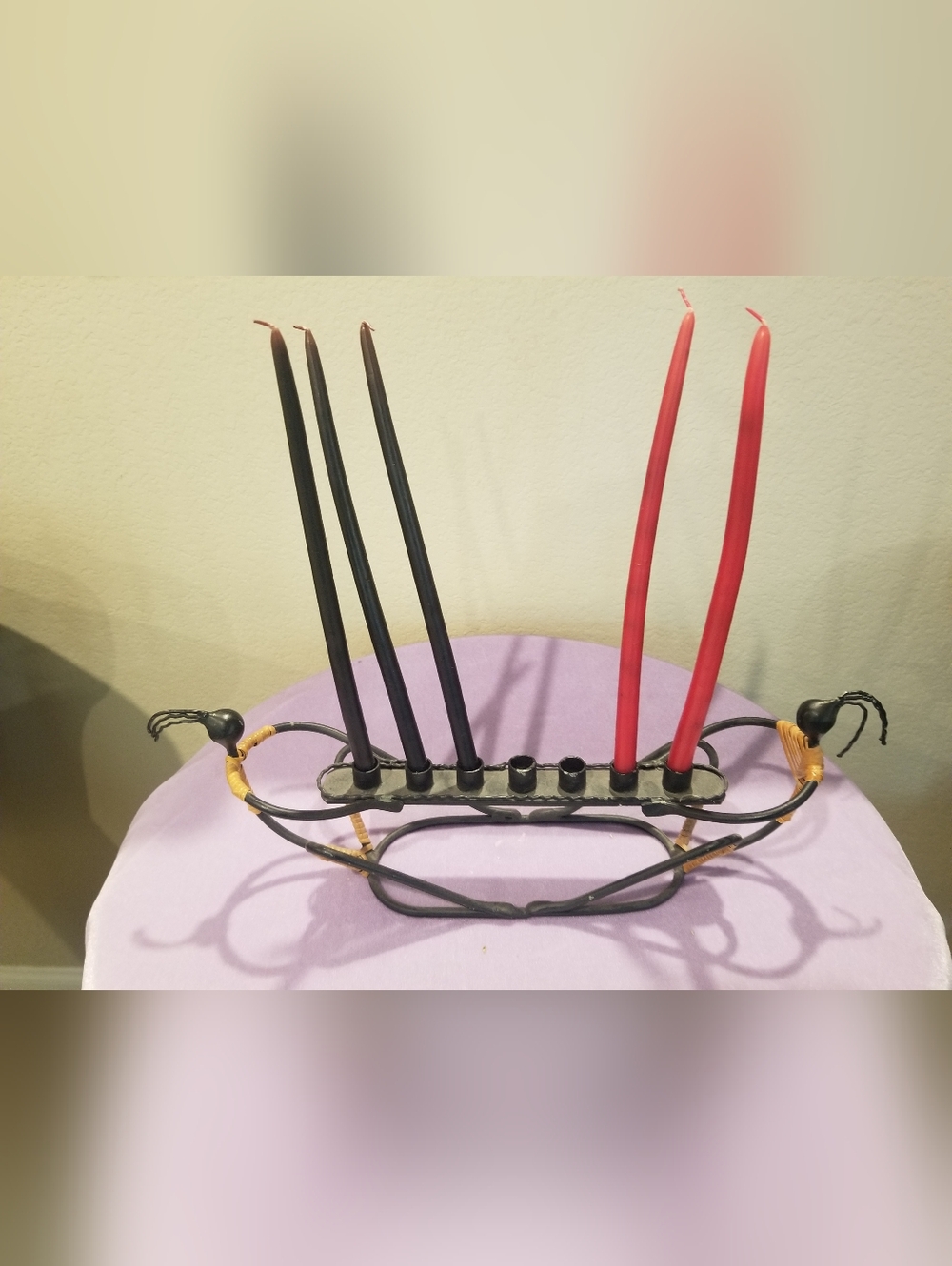 Kinara-Kwanzaa Candle Holder